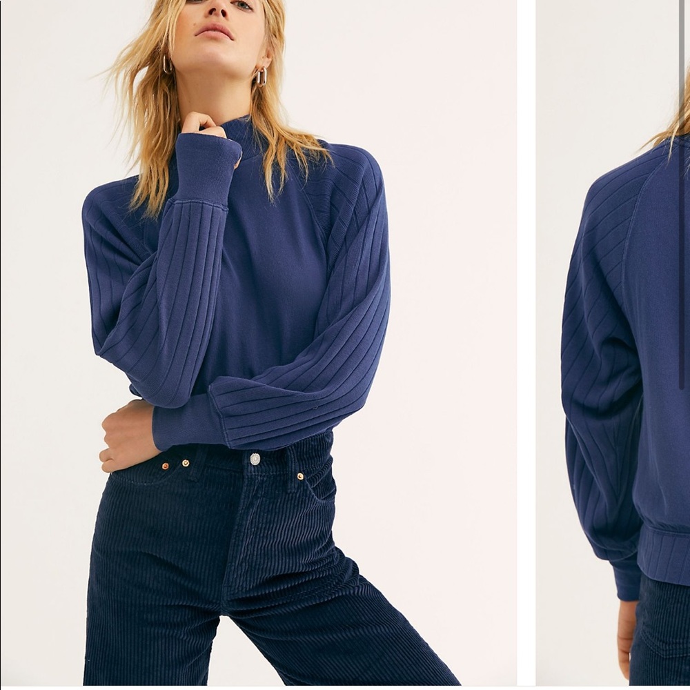 Free People Too Cool To Care Top LIKE NEW